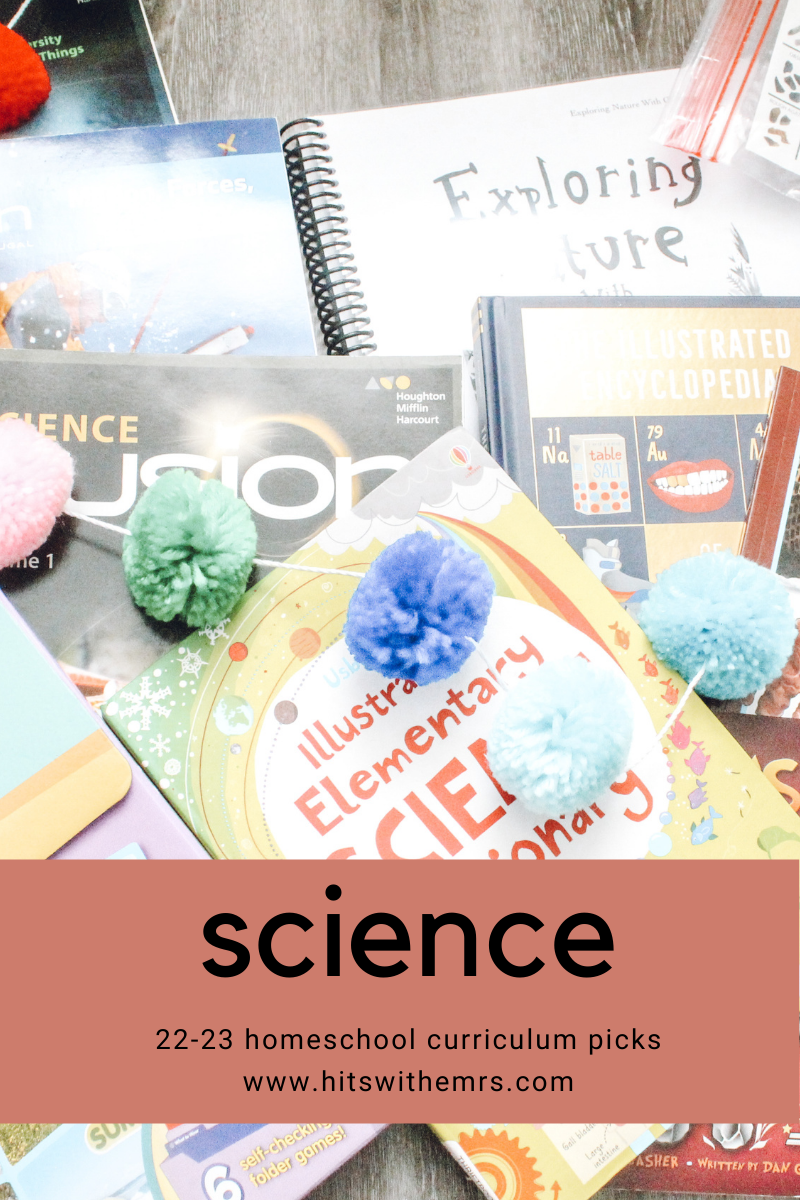 Science Curriculum Picks, 22-23